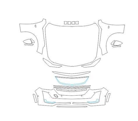 Creating patterns of car body and interior. Sale of templates in ...