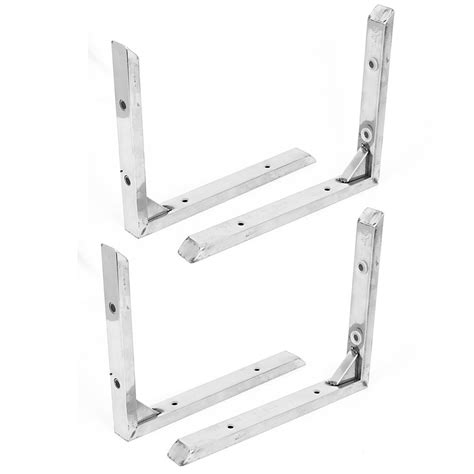 ELECTROPRIME 2.5cm Wide 25cm x 20cm L Shaped 90 Degree Angle Shelf ...
