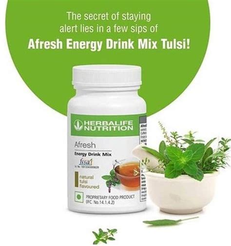 HERBALIFE AFRESH ENERGY DRINK TULSI FLAVOUR Nutrition Drink Price in ...