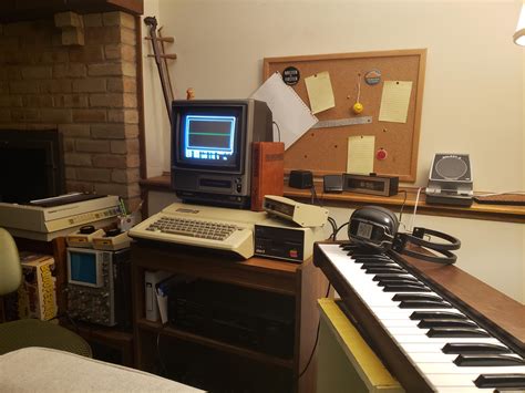 My apple IIe synthesizer setup. Featuring A votrax type n' talk and ...