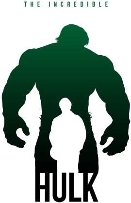 Hulk Sticker Posters|Comic poster|Animated Poster|size:12x18 inch Paper ...