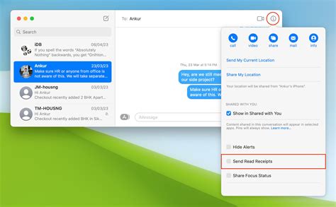 How to turn read receipts on or off in iMessage