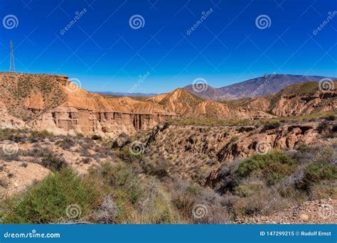 Tabernas Desert, in Spanish Desierto De Tabernas, Andalusia, Spain ...