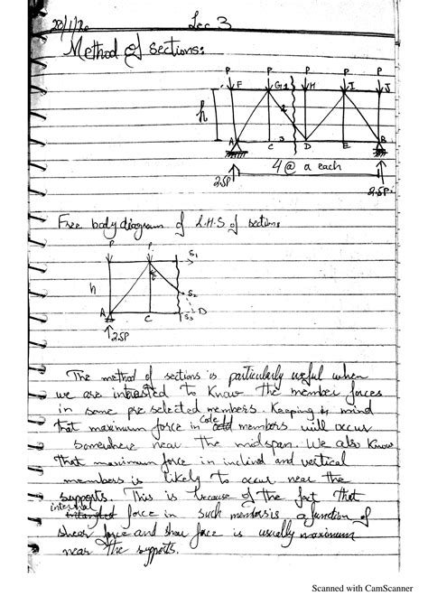 Image result for Truss Method of Section Examples