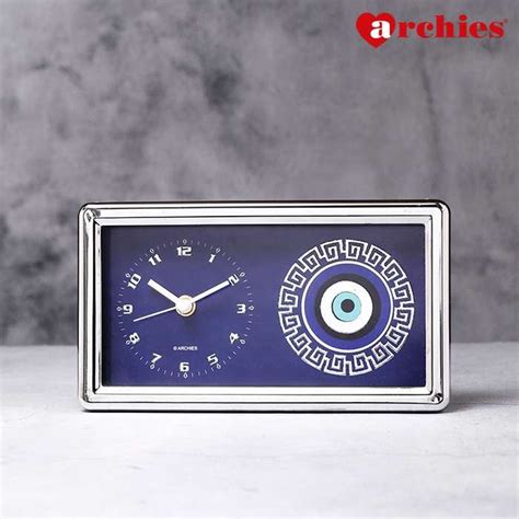 Archies Protective Evil Eye Table Clock