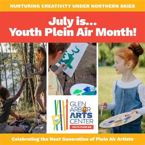 Glen Arbor Arts Center presents Youth Plein Air month in July – Glen ...