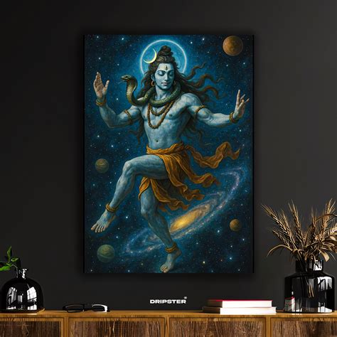 Lord Shiva – Cosmic Dance of Creation Poster – Dripster