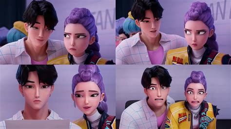 The Couple Rumi And Jinu in 2025 | Demon hunter, Demon, Love story movie