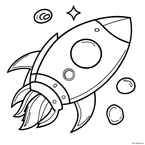 Rocket Ship Coloring Page (20111-16187)