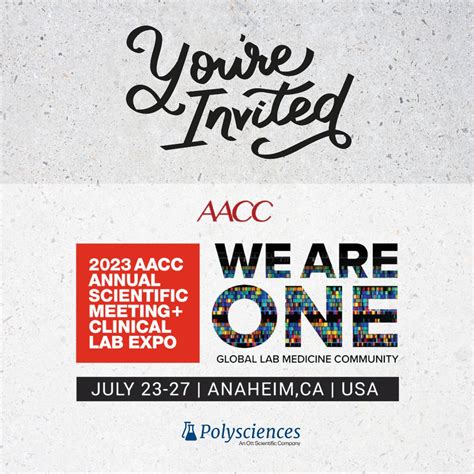 Polysciences, Inc. on LinkedIn: #2023aacc