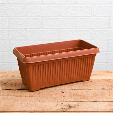 Buy 11.8 inch (30 cm) Bello Window Planter No. 30 Rectangle Plastic Pot ...