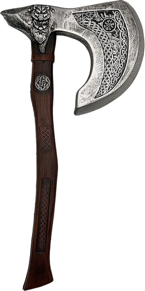LOOYAR PU Foam Wolf Totem Viking Shield Axe Toy India | Ubuy
