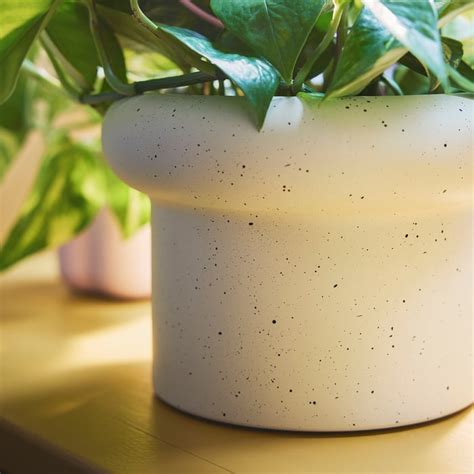 DOFTRIPS plant pot, off-white, 15 cm (6") - IKEA