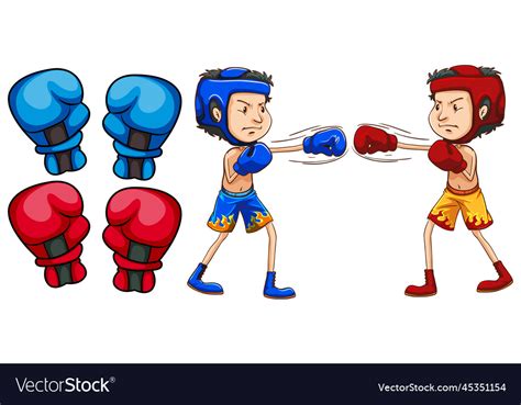 Boxer Boxing Cartoon 的图像结果