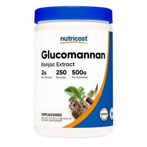 Buy Nutricost Glucomannan Powder 500 Grams Online at low price. – Dista USA