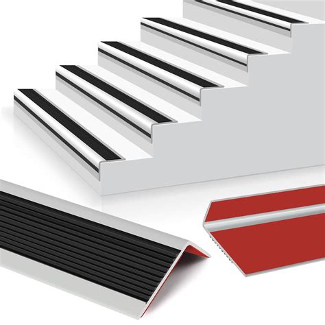 Stair Nosing Rubber Stair Edging Self Adhesive Staircase Step Edge ...