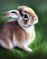 Image result for Baby Bunny Brown Painting