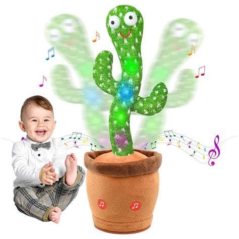 Buy Ameeha Cactus Toy Talking Cactus Plant Plush Toy Dancing Cactus ...