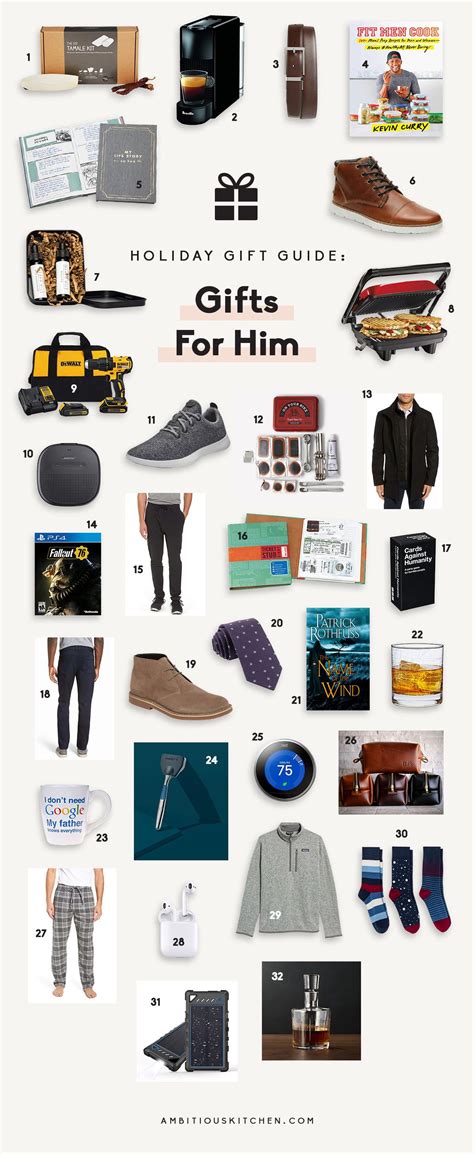32 Fun and Amazing Gift Ideas for Men: The Ultimate Guide