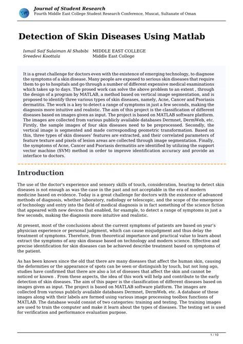 Image result for Skin Disease Detection Using MATLAB