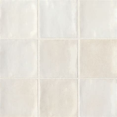 Ceramic Tiles 4x4 Celine White 4X4 Matte Glazed Porcelain – Tilemart