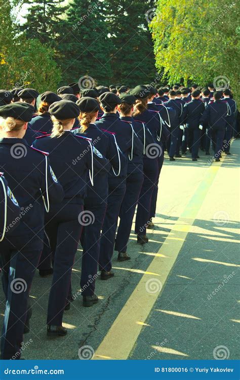 Cadets of Legal Institute, Women Police Officers Editorial Photo ...