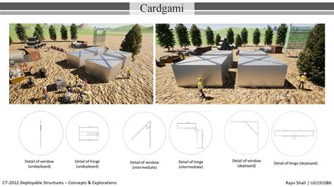 Cardgami - Deployable Shelter for Labour | CEPT - Portfolio