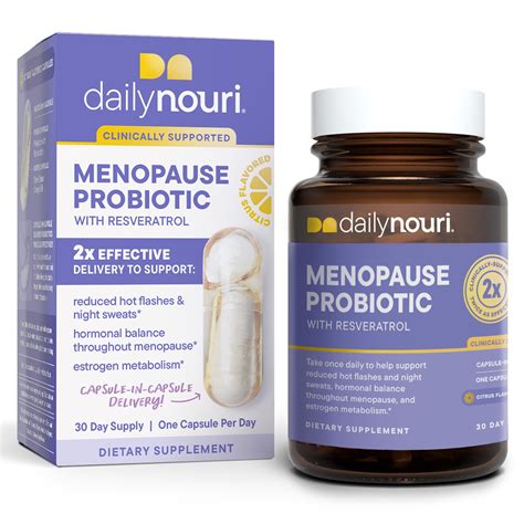 Buy Nouri Daily Menopause Probiotic with Resveratrol | Menopause ...