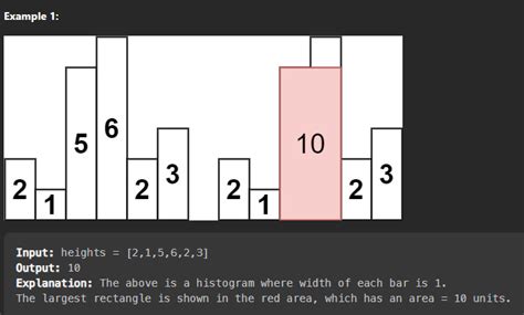 Largest Rectangle in Histogram Using Python 的图像结果