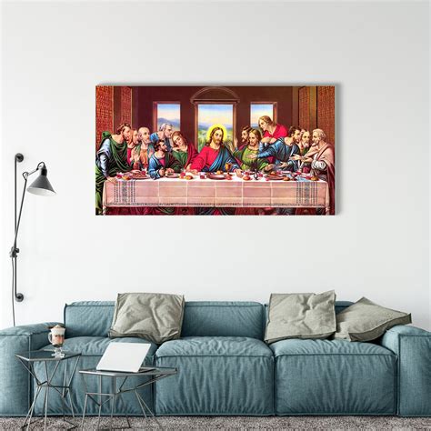 The Last Supper Glass Wall Paintings – Flair Glass
