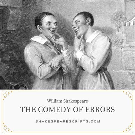Comedy Of Errors by William Shakespeare - Shakespeare Scripts