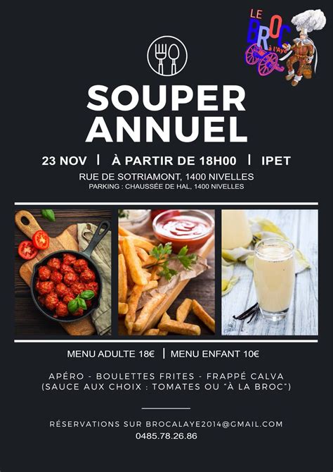 Souper annuel des Gilles du Broc à l Aye, IPET Nivelles - officiel, 23 ...