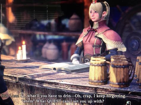 This just in: Hub Lass is new Best Girl. More at 11 : r/MonsterHunterWorld