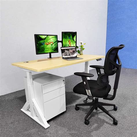 VWINDESK VJ205 Electric Height Adjustable Sitting Standing Desk Frame ...