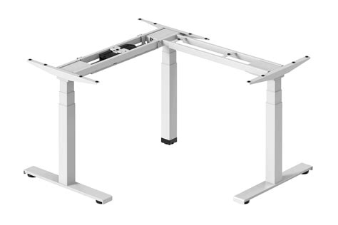 Electric Height Adjustable Standing Desk| L Shape Frame | Purpleark