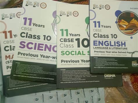 Disha Combo 11 Years CBSE Class 10 Science, Mathematics (Standard ...