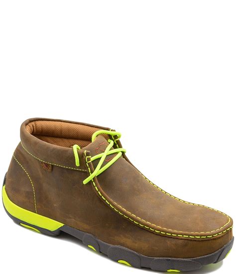 Twisted X Men's Work Steel Toe Leather Chukka Driving Moccasins | Dillard's