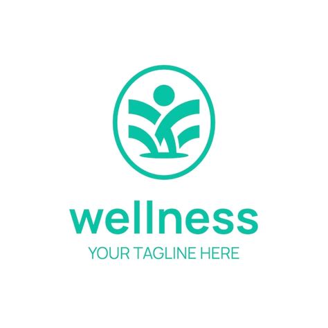 Wellness Happy Human Logo Icon Design Template Elemento | Vettore Premium
