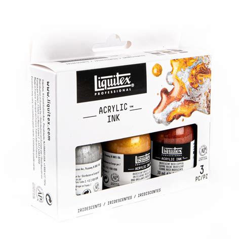 htconline.in| Liquitex Professional Acrylic Iridescents Ink Set of 3 x ...