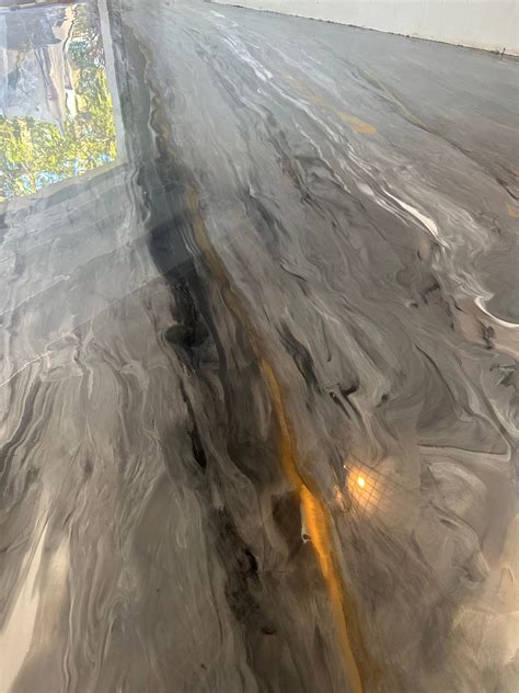 Epoxy Metallic Flooring | Art Epoxy Designs in Florida