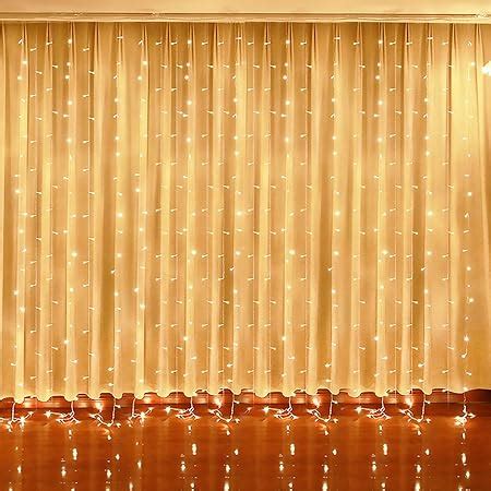 Buy Desidiya ® 8 Modes Curtain Lights 300 LEDs 10 Fairy Light 3Mtr Each ...
