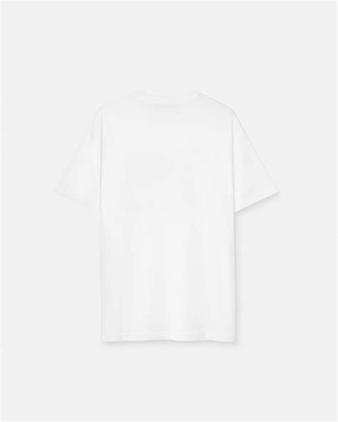 Piece Number Logo T-Shirt White,Print | VERSACE IN