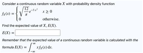 Image result for Continuous Random Variable Formula