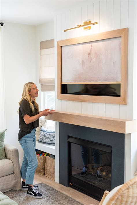 Hide Tv Over Fireplace, Above Fireplace Ideas, Home Fireplace ...