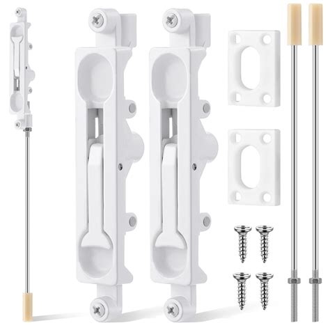 Buy Blulu 2 Pcs Door Flush Bolt 17 Inch Flush Extension Bolt Extended ...