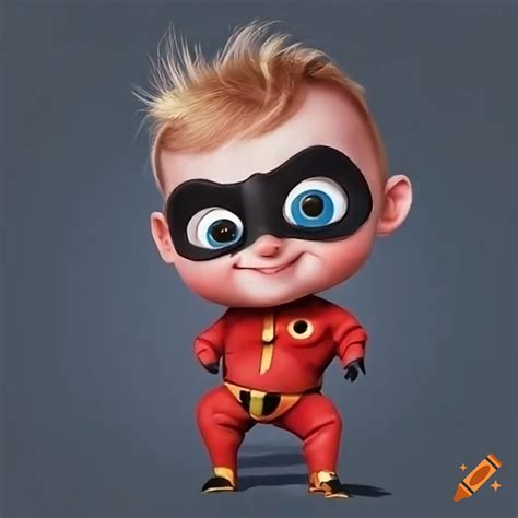 Adorable image of baby jack-jack parr on Craiyon