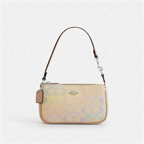 Coach Nolita 19 In Rainbow Signature Canvas Silver – Kicks Machine