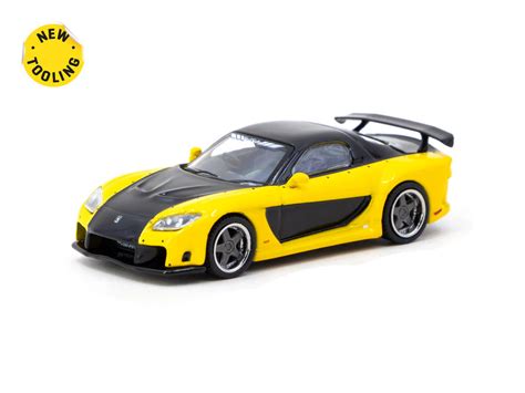 Buy Mazda RX-7 Veilside Fortune7 1:64 scale model car - Tarmac works ...