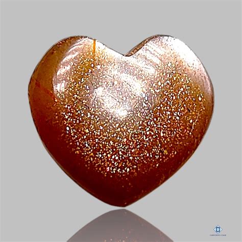 Sunstone Heart Carvings on Peach Moonstone | Beautiful Gemstone Hearts ...