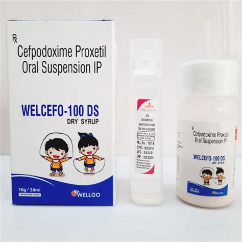 WELCEFO - 100 DS Dry Syrup Wellgo Pharmaceuticals